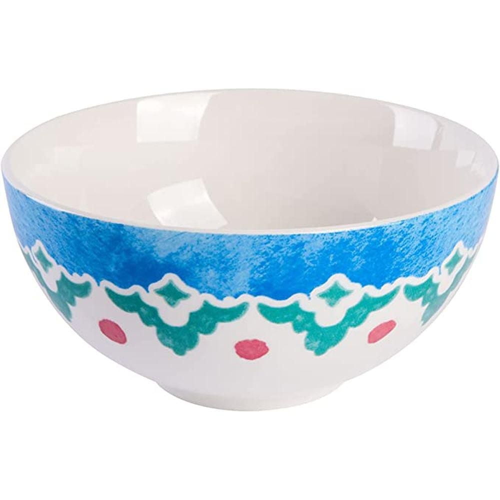 Tia Mowry 12 Piece Fine Ceramic Dinnerware Set, Blue