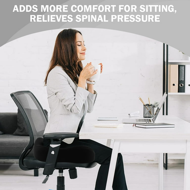 Office Chair Cushion for Butt, Butt Cushions for Pressure Relief Works to  Reduce Pain, Butt Pillow for Tailbone for Back,Coccyx,Tailbone Pain