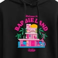 thumbnail image 3 of Barbie The Movie - Welcome To Barbie Land - Juniors Cropped Pullover Hoodie, 3 of 5