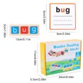 thumbnail image 3 of Juguete educativo temprano CVC Alfabeto Rompecabezas Reconocimiento de color para niños pequeños Niños 3+, 3 of 7