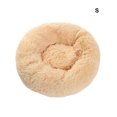 thumbnail image 4 of Ruiboury Double Remplissage Coton Fourrure Surface - Élasticité Tapis Rond Abricot S(40*40), 4 of 6