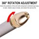 thumbnail image 4 of Pistola de agua de alta presión de aleación de aluminio | Pistola rociadora para lavado de autos con recubrimiento de cobre | Cuerpo de polímero | Herramienta duradera y ligera para lavado a presión, 4 of 7