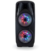 beFree Sound Double 10 Inch Subwoofer Portable Bluetooth Party PA Speaker
