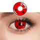 thumbnail image 1 of UYAAI lentes de contacto de colores para Halloween, lentillas multicolores para Cosplay de Anime, blancas, negras y rojas, 2 unidades, 1 of 4