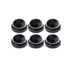Scorpion Security Products 6- Pack Dummy Speed Dome Security Cameras (Black)