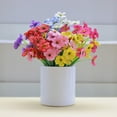 thumbnail image 4 of 3Pcs Five-forked Violet Outdoor Simulation Flower Porch Decorative Flowers, 4 of 6
