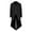 Black, variant on MYATED Men's Steampunk Vintage Tailcoat Jacket Gothic Medieval Victorian Frock Coat Uniform Halloween Costume Renaissance High Collar Uniform,Black,XL