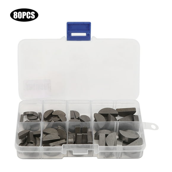 Stainless Steel Woodruff Key,80Pcs Stainless Steel Semicircular Woodruff Key Semicircle Woodruff Key Class Leading Features