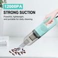 thumbnail image 5 of Aspiradora de mano ligera SIPPON 6 en 1 con potente motor de 100 W, miniaspiradora portátil para suelos duros, alfombras y pelo de mascotas (con cable verde), 5 of 5