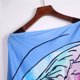thumbnail image 5 of Vestido largo holgado tipo caftán de playa con estampado de gasa para mujer Pompotops  lopia1000682, 5 of 9