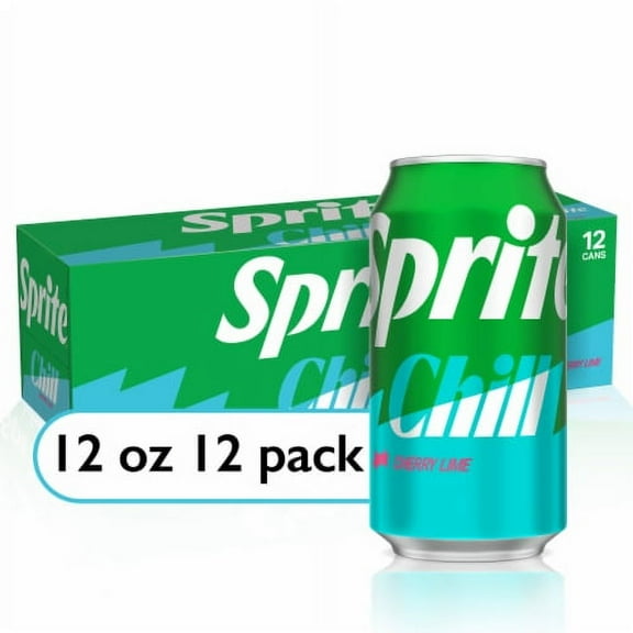 Sprite Chill Cherry Lime Soda Cans