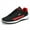 Black, variant on Linenghs Men's Sneaker Casual Walking Fashion Running Sports Shoes