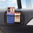 thumbnail image 4 of HEVIRGO Detachable Easy Installation Car Mesh Bag Wide Application Auto Sticky Mobile Phone Storage Mesh Pouch Vehicle Accessories, 4 of 10