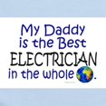 thumbnail image 2 of CafePress - Best Electrician In The World (Daddy) Infant Bodys - Baby Light Bodysuit, Size Newborn - 24 Months, 2 of 4
