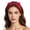 Red, variant on Bow Headbands For Women Solid Color Boho non slip Hair Bands Elastic Cute Fashion Sports Turban Hair Accessories (Free Size, Red)
