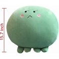 thumbnail image 2 of Octopus Stuffed Animals Plush Toy Fat Chubby Cartoon Plush Hugging Pillow Super Soft Dinosaur Doll Gift (Green 11.8 Inch), 2 of 4