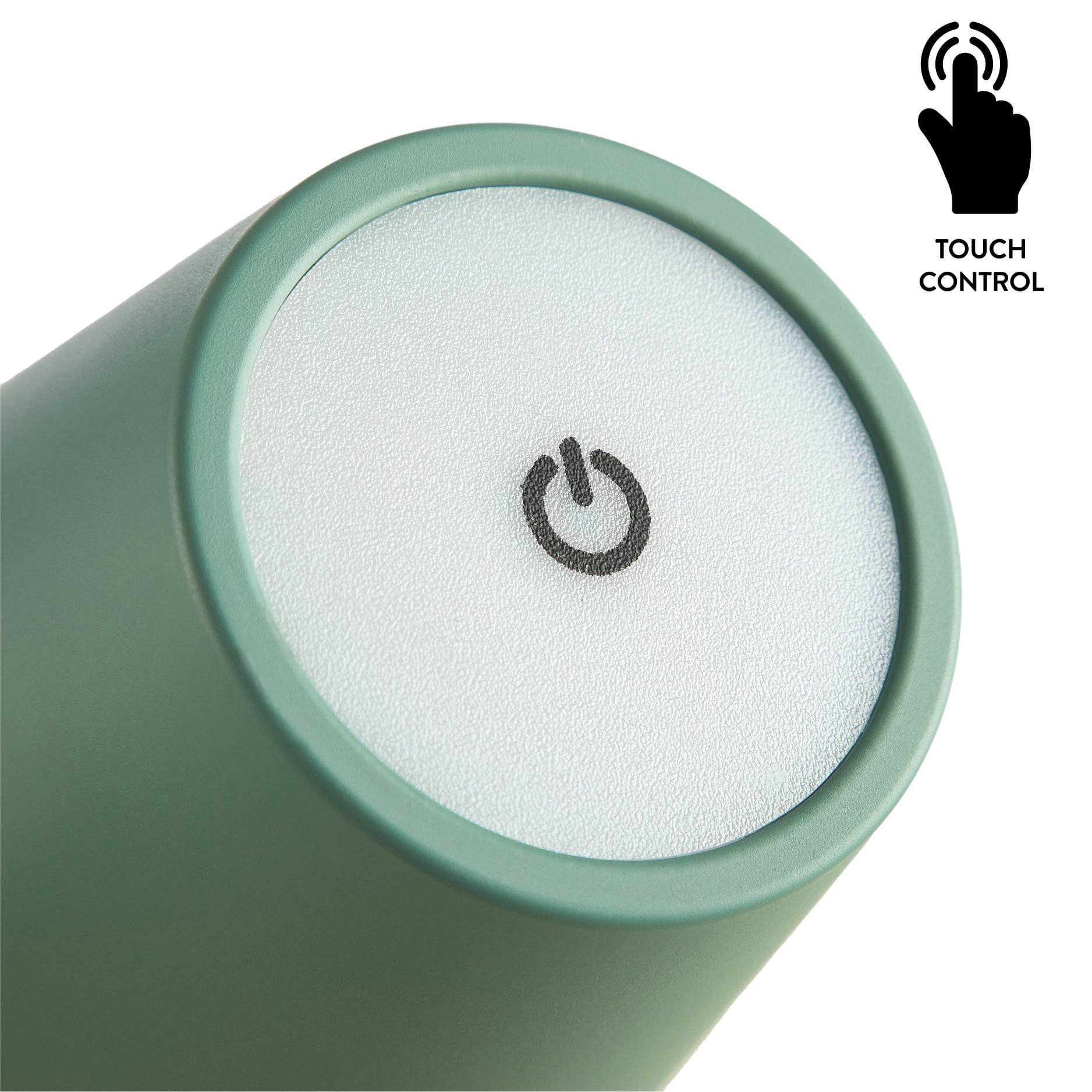 Mainstays Rechargeable 13" Table Lamp, Sage Green