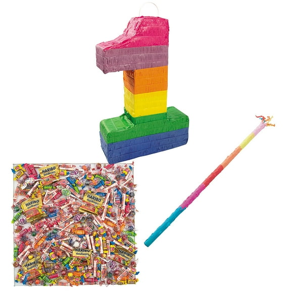 Fun Express 1-Shaped Piñata Kit 208 Pieces