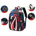 thumbnail image 3 of Get Noticed with MezyTicky's Lightweight Waterproof Shark Backpack - Perfect for Fashionable Teenagers!, 3 of 5