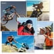 thumbnail image 4 of Baraklava Máscara protectora de cuello de verano (gris), casco de motocicleta transpirable, forro para casco para ciclismo al aire libre, senderismo, protección solar y protección UV para casco multif, 4 of 5