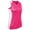 Fuchsia White, variant on Champro Infinite V-Neck Racerback Softball Jersey Girls' Pink