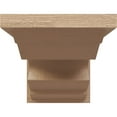 thumbnail image 2 of 7"W x 14"D x 7"H Wide Sheridan Rough Cedar Woodgrain TimberThane Corbel, Primed Tan, 2 of 6
