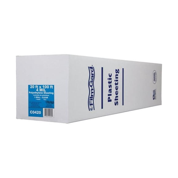 Berry Plastics 625954 4 mil 20 x 100 ft. Film Polyethylene Sheeting - Clear