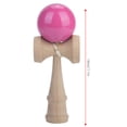 thumbnail image 4 of Juguete de malabarismo magistral con toque tradicional japonés Kendama rosa rojo, 4 of 8