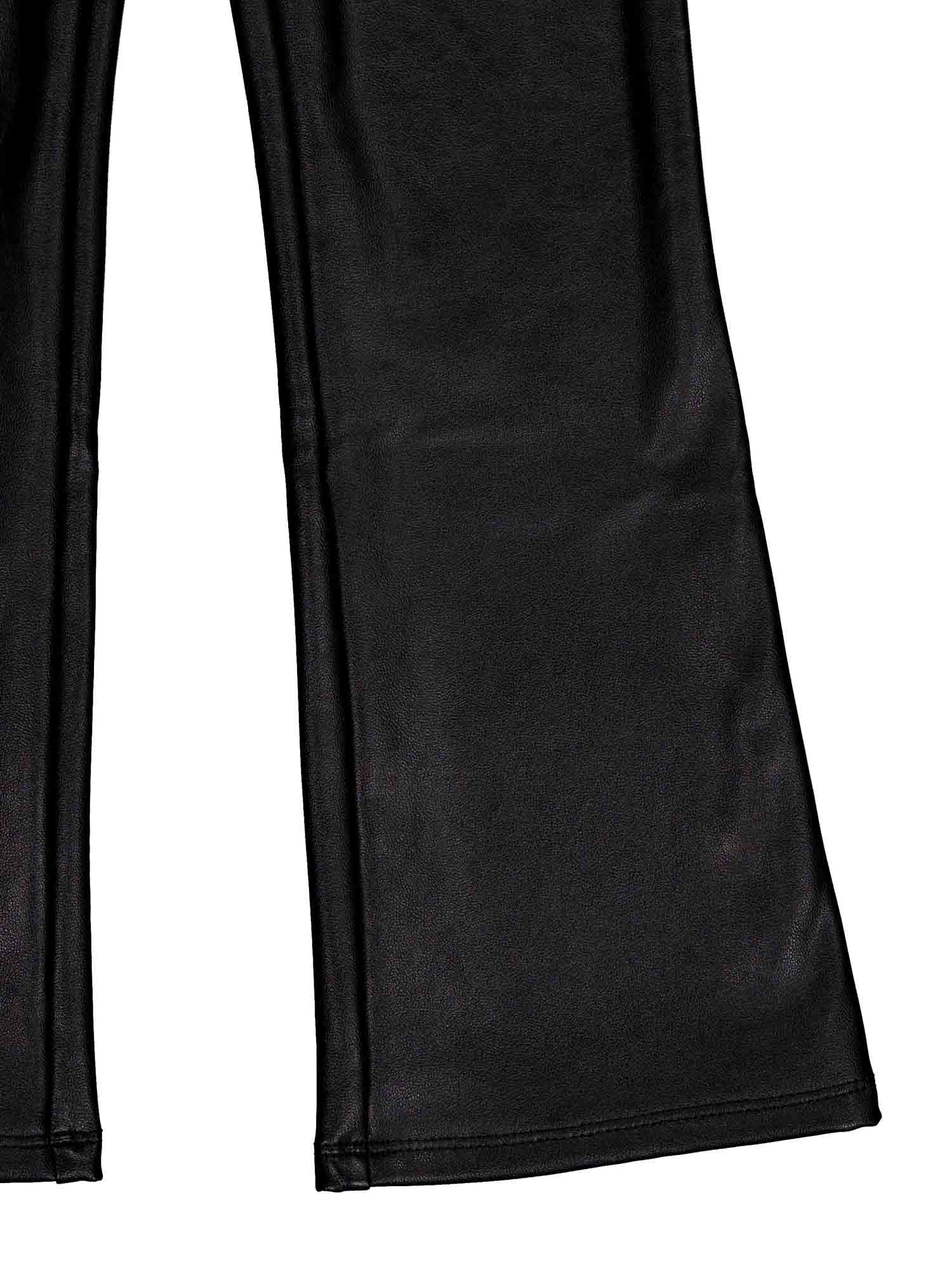 Wonder Nation Girls Pleather Flare Legging, Sizes 4-18 & Plus