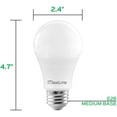 thumbnail image 4 of MaxLite A19 LED Bulb, Enclosed Fixture Rated, 75W Equivalent, 1100 Lumens, Dimmable, E26 Medium Base, 2700K Soft White, 4-Pack, 4 of 4