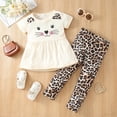 thumbnail image 2 of Toddler Girls Summer Outfit Cotton Top and Shorts Clothing Set Girls Summer Set 2-6 Years,5-6 Years, 2 of 7