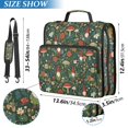 thumbnail image 2 of FORMRS Zipper Binder with Shoulder Strap 2-inch Ring 500 Sheet Capacity File Bag, Forest Mushroom Pattern, 2 of 5