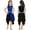 Blue&Black, variant on iiniim Girls Kids Sequins Ballet Asymmetric Lyrical Praise Dance Liturgical Metallic Color Block Modern Dress Blue&White 8