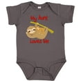 thumbnail image 3 of Inktastic My Aunt Loves Me Sloth Boys or Girls Baby Bodysuit, 3 of 5