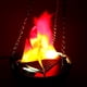 thumbnail image 2 of Brasero eléctrico de fuego falso con luz y llama ardiente para Halloween, 2 of 5