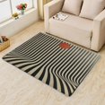 thumbnail image 1 of Geometric Area Rug,5x8 Carpet,Non Slip Washable Fuzzy Super Soft Easy Clean, Abstract Rugs for Bedroom Living Room Dining Room, Home Decor Aesthetic Rug Decorations, Low Pile Non Shedding Carpets, 1 of 7