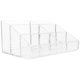 thumbnail image 2 of 6-Compartment Vanity Makeup Organizer Acrylic Desktop Cosmetic Storage Case, 2 of 3