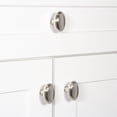 thumbnail image 6 of Grandeur 853601 Anneau 1-3/4" Solid Brass Classic Flat Oval Cabinet Knob - Grey, 6 of 7