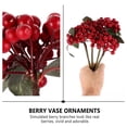 thumbnail image 3 of Gymnture christmas 5pcs Red Berry Stems for Christmas Tree and Home Decor, 3 of 10