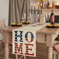thumbnail image 2 of Table Runners 108 Inches Long Dress Scarves, Khaki Vintage Farmhouse Coffee/Dining/Kitchen Table Runner for Living Room, American Flag Retro Art Rustic 13x108 Inch, 2 of 9