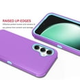 thumbnail image 4 of Tekcoo Case for Samsung Galaxy S23 FE 2023 6.4", Case Cover for Galaxy S23 FE, Shockproof Heavy Duty Hard Plastic & Rubber Rugged Bumper 3-in-1 Case Cover - Purple, 4 of 7