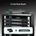 thumbnail image 4 of Conmutador PoE NICGIGA de 24 puertos Gigabit con 24 puertos PoE+ de 300 W, 4 of 7