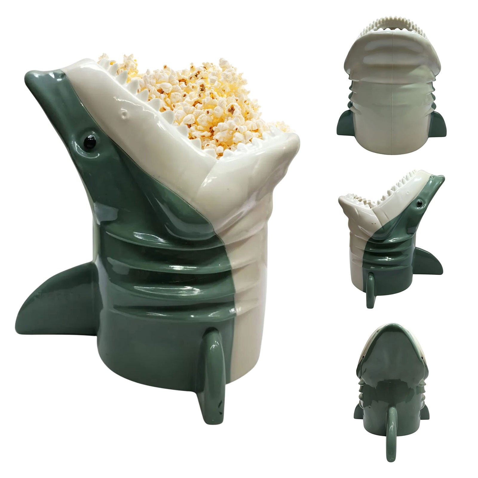 Popcorn Buckets Reusable Shark Popcorn Container 50th Anniversary Great ...