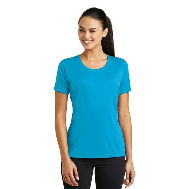 Sport-Tek Camiseta de mujer PosiCharge Tough M Azul atómico deporte-tek LST320