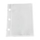 thumbnail image 2 of Titular De La Tarjeta Fotográfica Bolso Carpeta transparente de PVC, libro de mano DIY, portatarjetas, álbum de tres agujeros (blanco), 2 of 5