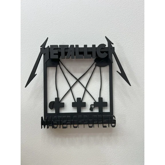 Metallica Inspired Cd Wall Mount - Master Of Puppets Album