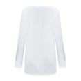 thumbnail image 5 of Blusa de manga larga con cuello en O para mujer del Día de San Patricio Pompotops FGAJ792, 5 of 5