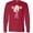 Red, variant on Inktastic Cheerleaders, Girl With Blonde Hair, Pink Uniform Long Sleeve T-Shirt