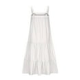 thumbnail image 5 of SMihono Robe Maxi Bohème d'Été pour Femmes Grande Taille Mode Décontractée Robe Camisole Sans Manches Robe Ample Longue Robe de Plage, 5 of 5