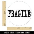 thumbnail image 2 of Fragile Text Self-Inking Rubber Stamp Ink Stamper - Brown Ink - Mini 1/2 Inch, 2 of 7